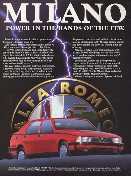Alfa Romeo Milano