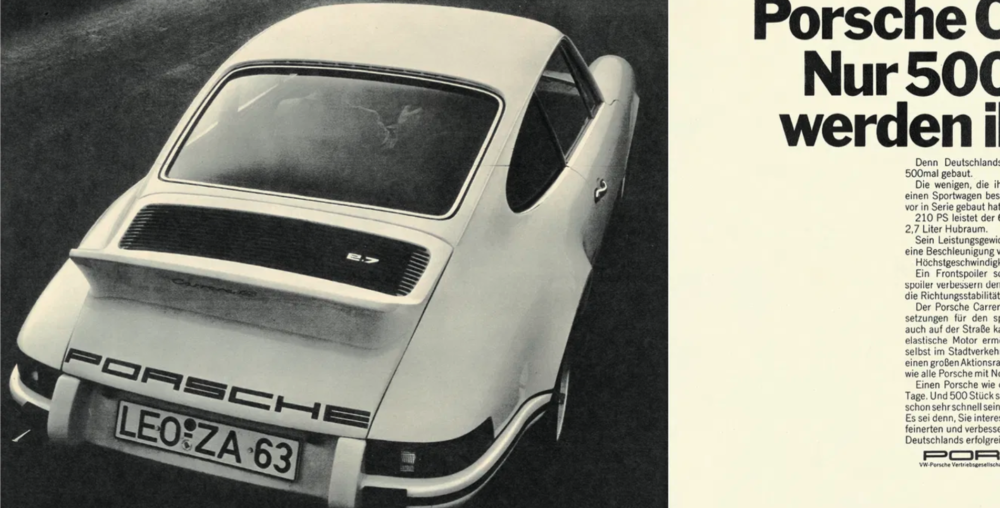 1972 Porsche 911 Carrera 2.7 RS